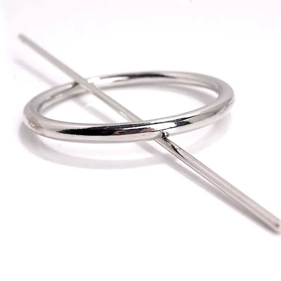 ⚜️𝟯𝟬%𝗢𝗙𝗙 𝗯𝘂𝗻𝗱𝗹𝗲𝘀 𝟯+⚜️ NEW Large Round Bar Barrette - Picture 8 of 10